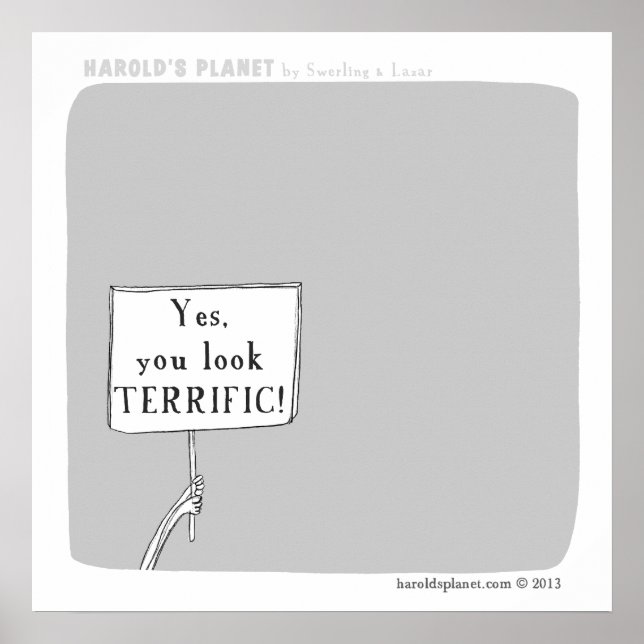 Póster HP5043 "planeta de Harold" incrível (Frente)