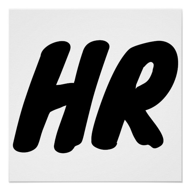 Póster HR - Departamento de Recursos Humanos - (Frente)