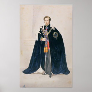 Póster HRH Albert Edward, príncipe de Gales