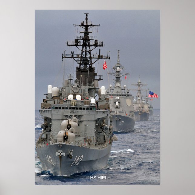 Póster HS Hiei (Frente)