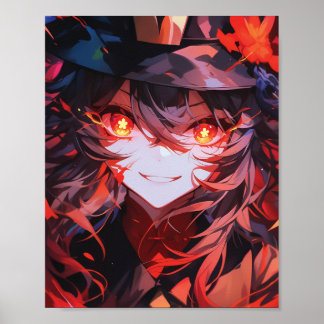 Poster Hu Tao - Impacto de Genshin | Pôster