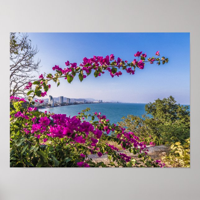 Poster Hua Hin Skyline do dom Khao Takiab (Frente)