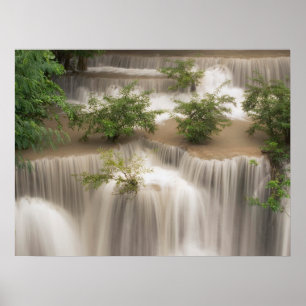 Poster Huai Mae Khamin Waterfall Tailândia