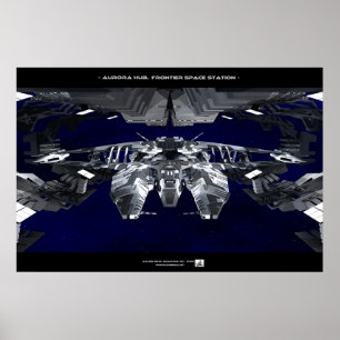 Póster Hub Aurora