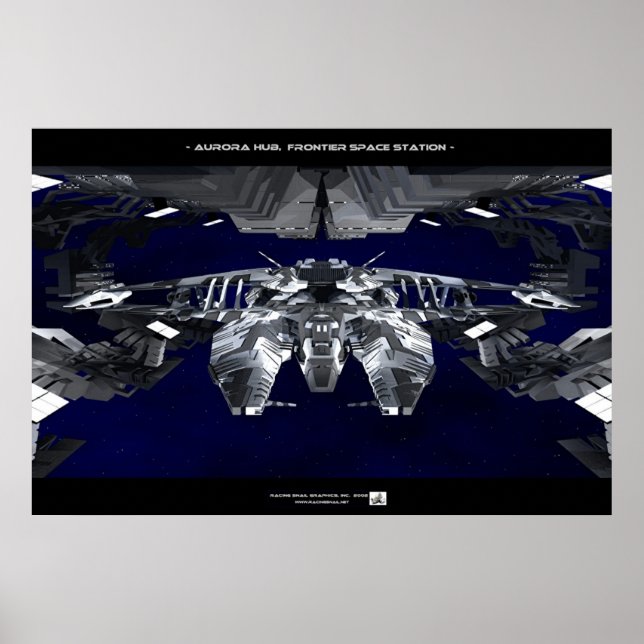 Póster Hub Aurora (Frente)