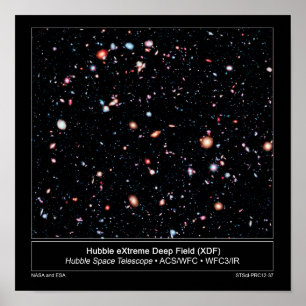 Poster Hubble Extreme Deep Field News Release
