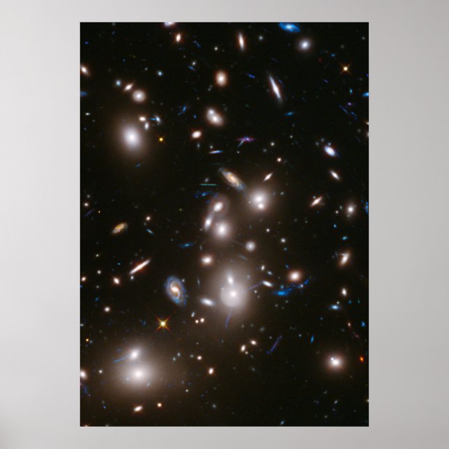 Poster Hubble Frontier Campo Abell 2744 (Frente)