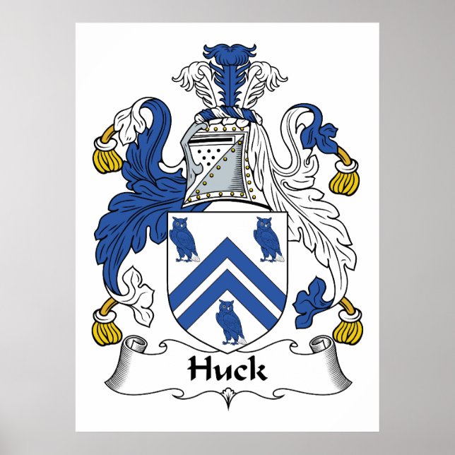 Póster Huck Family Crest (Frente)