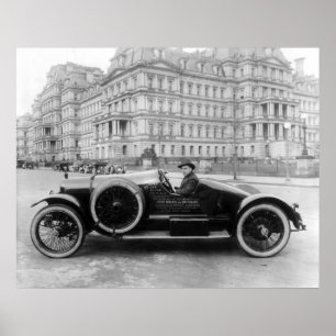 Póster Hudson seis super, 1920