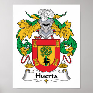 Póster Huerta Family Crest