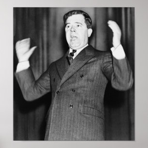 Póster Huey P. Longo - o Kingfish