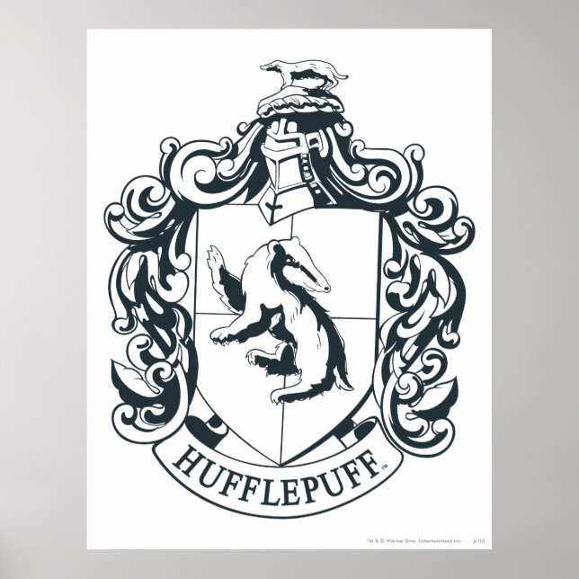 Póster Hufflepuff Crest (Frente)