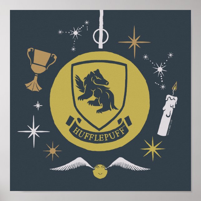 Poster HUFFLEPUFF™ Holiday Graphic (Frente)