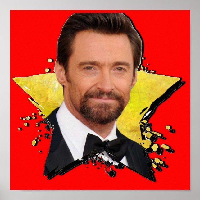 Poster Hugh Jackman (Frente)