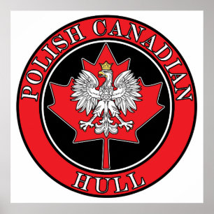 Poster Hull Polonês Round Canadense Folha