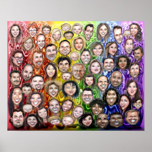 Póster Humanidade entrelaçada