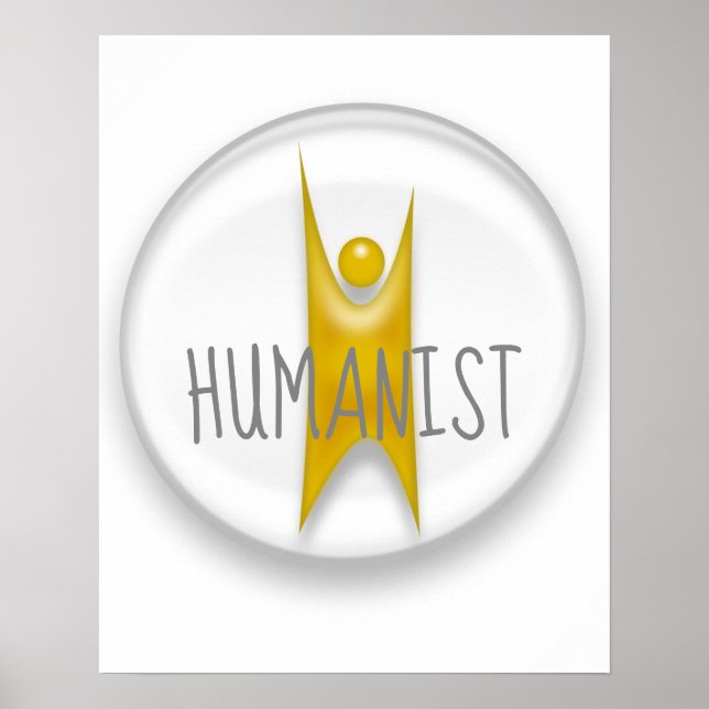 Poster Humanist Happy Human (Frente)