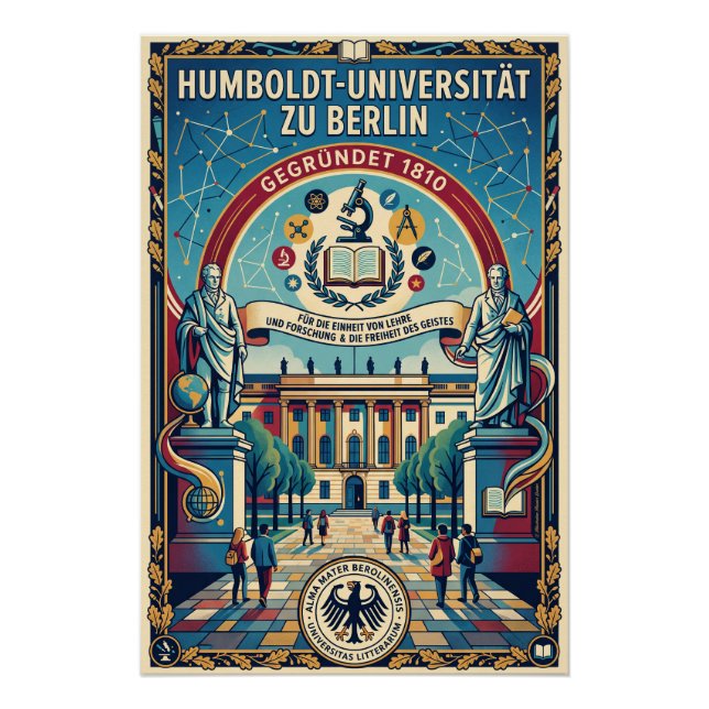 Póster Humboldt-Universität zu Berlin  (Frente)
