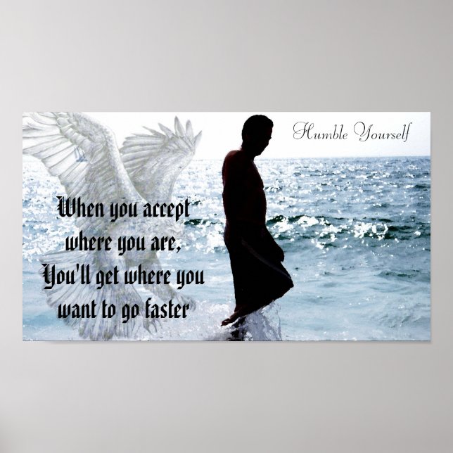 Póster Humilde-se! (Frente)