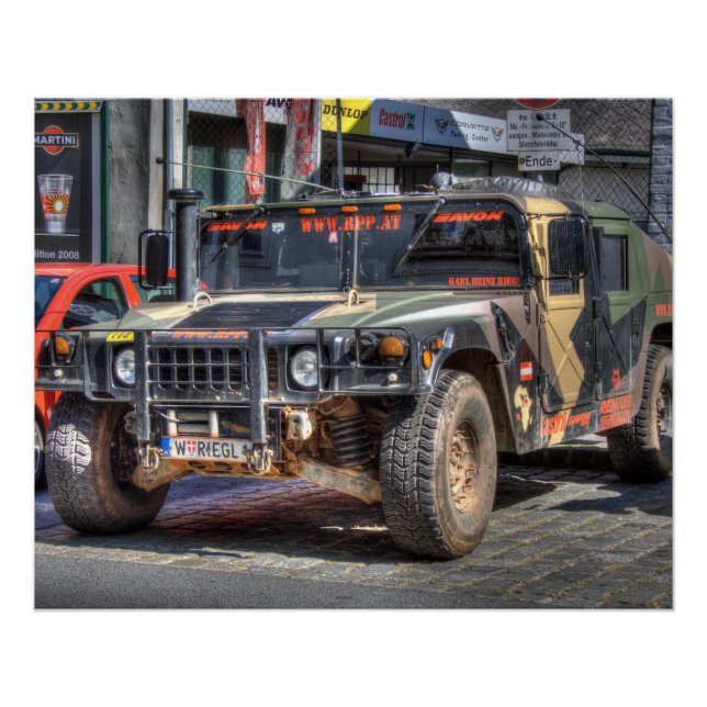 Póster Hummer H1 (Frente)