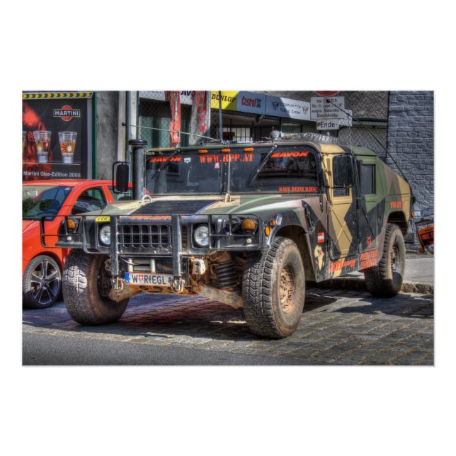 Póster Hummer H1 (Frente)