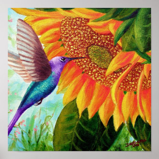 Poster Humming Para Néctar (Frente)