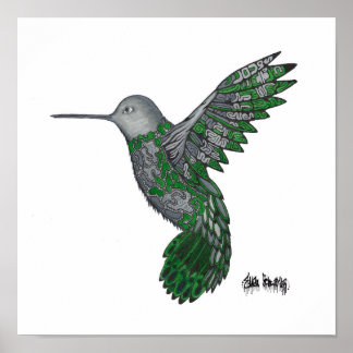 Poster Hummingbird