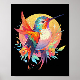 Poster Hummingbird Bird Cartoon Bird Watts Dia da Terra