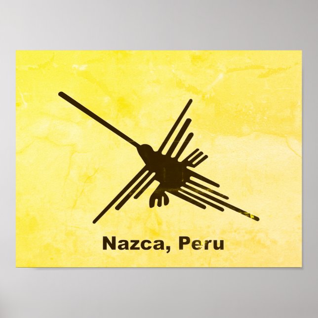 Poster Hummingbird nazca, Peru (Frente)