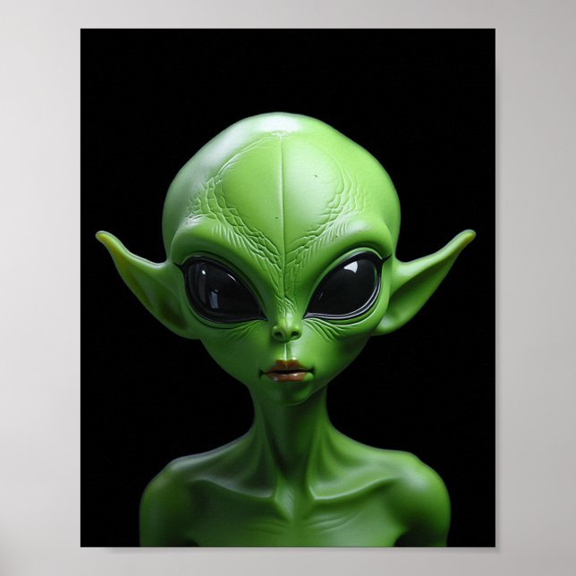 Poster Humoide verde (Frente)