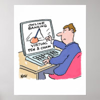 Humor de Banco Online Cliente de Banco Engraçado C