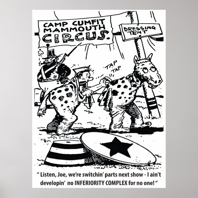 Poster Humor de Circo, Sem Complexo de Inferioridade, Div (Frente)