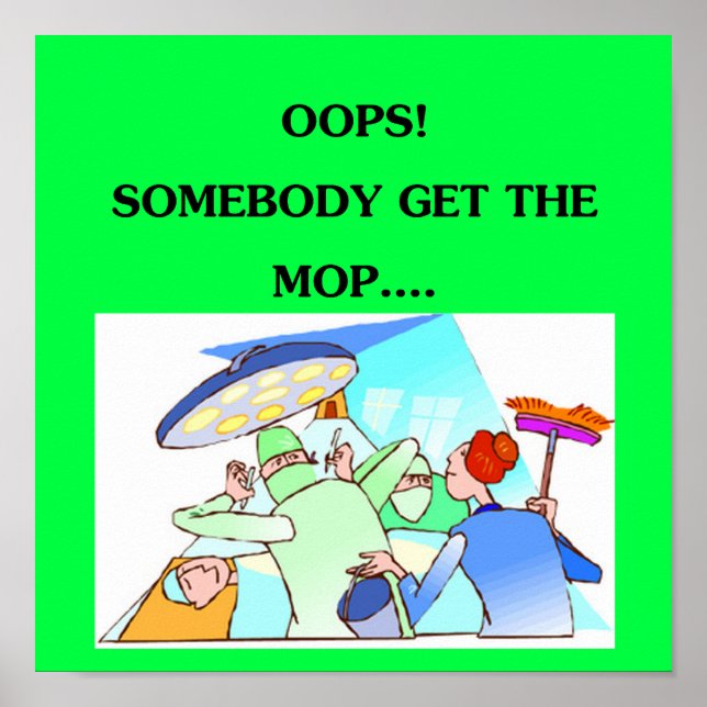 Poster humor de doutor engraçado (Frente)