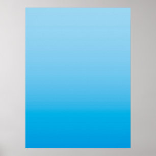 Poster HUMOR DE INVERNO – Azul Gelo profundo a claro