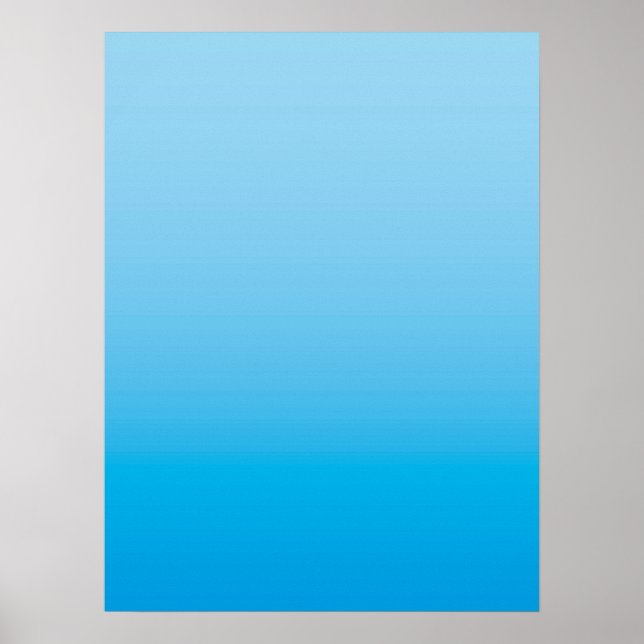 Poster HUMOR DE INVERNO – Azul Gelo | profundo a claro |  (Frente)