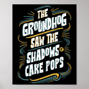 Poster Humor de Sombra de Toupeira Engraçado - Sombras de