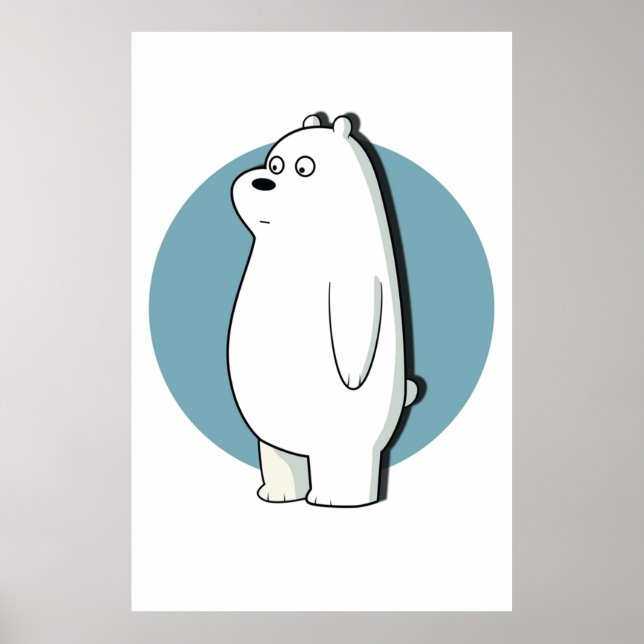 Poster Humor De Urso De Gelo (Frente)