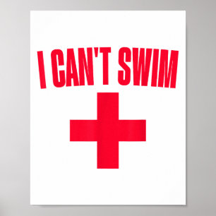 Poster Humor de Verão Camiseta Velha e Engraçada Não Sei