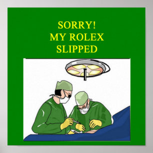 Póster humor engraçado do doutor