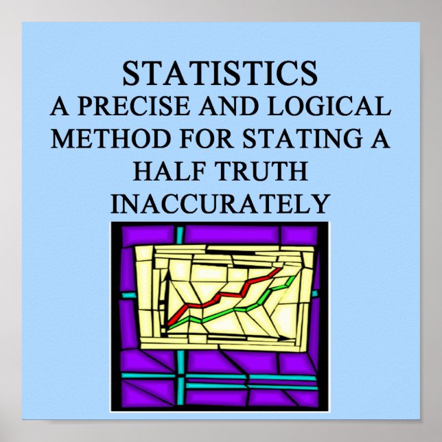 Poster humor estatístico de STATISTICS (Frente)