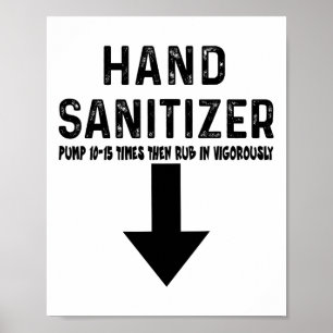 Poster Humor Hand Sanitizer