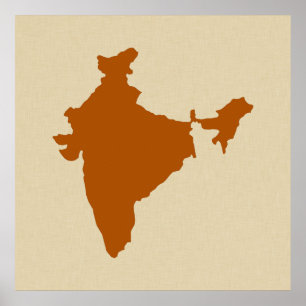 Póster Humores India da especiaria da canela