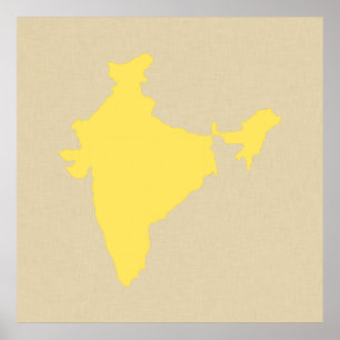 Póster Humores India da especiaria da mostarda