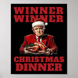 Poster Humorístico Natal Trump - Vencedor do Natal
