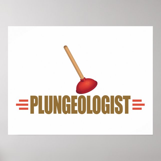 Póster Humorous Plumber (Frente)