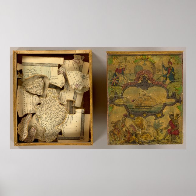 Póster Humphries dissecou o mapa mundial (Frente)