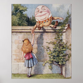 Poster Humpty Dumpty de Alice's Adventure in Wonderland
