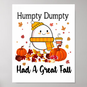 Poster Humpty Dumpty Teve Uma Queda De Excelente Engraçad