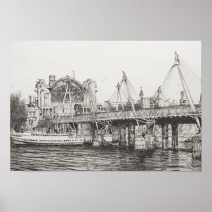 Poster Hungerford Bridge London 30/10/2006