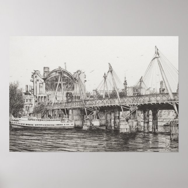 Poster Hungerford Bridge London 30/10/2006 (Frente)